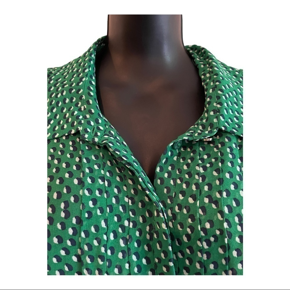 tom Baker green sheer cover up - Picture 4 of 10